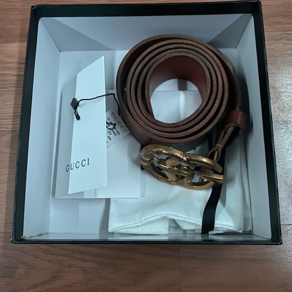 Double G Gucci snake belt - Picture 2 of 6